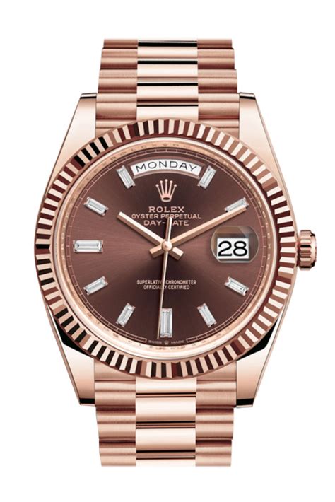 rose gold chocolate dial rolex|rolex rose gold with diamonds.